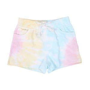WALLFLOWER Rib Waist French Print Shorts